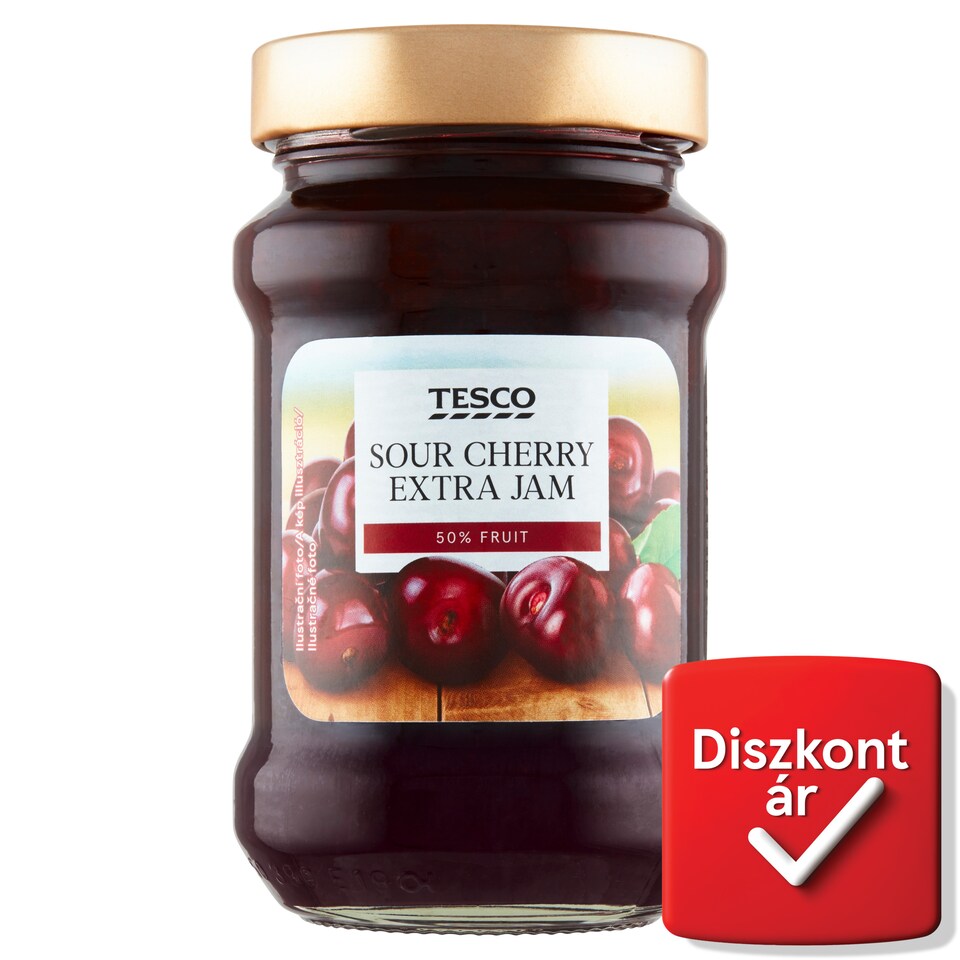 Tesco Sour Cherry Extra Jam 450 g