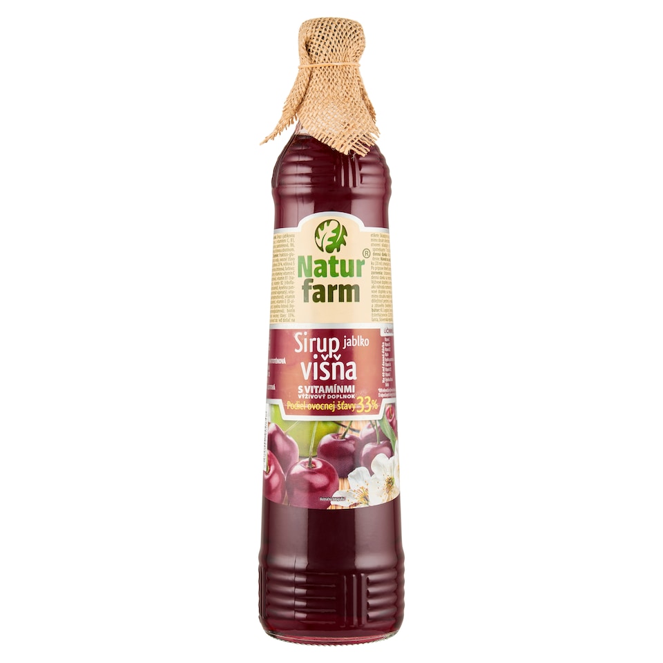 obrázok 1 z Natur Farm Sirup jablko višňa s vitamínmi 0,7 l