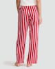 image 3 of F&F Pure Cotton Stripe Print Pyjama Bottoms in Red