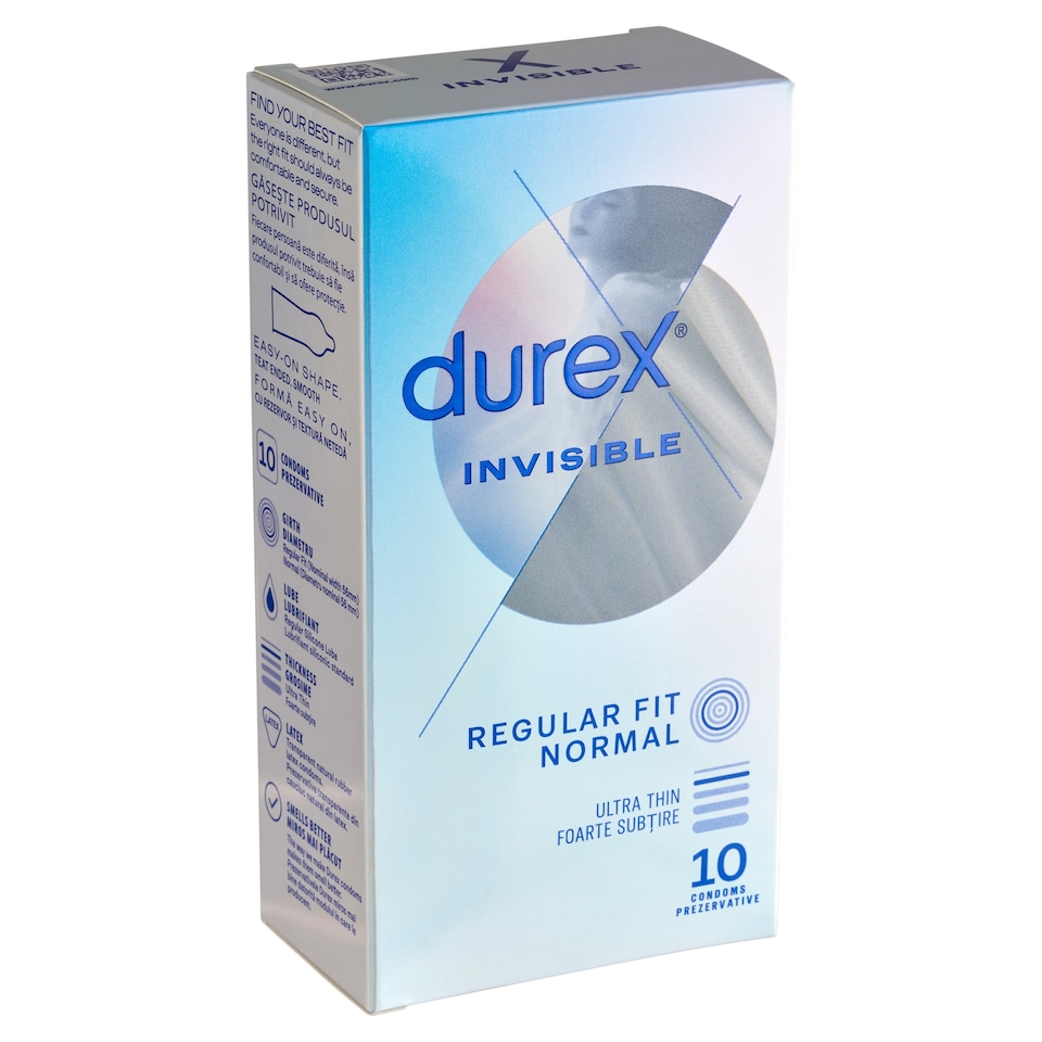 Durex Invisible óvszer 10 db  1. kép