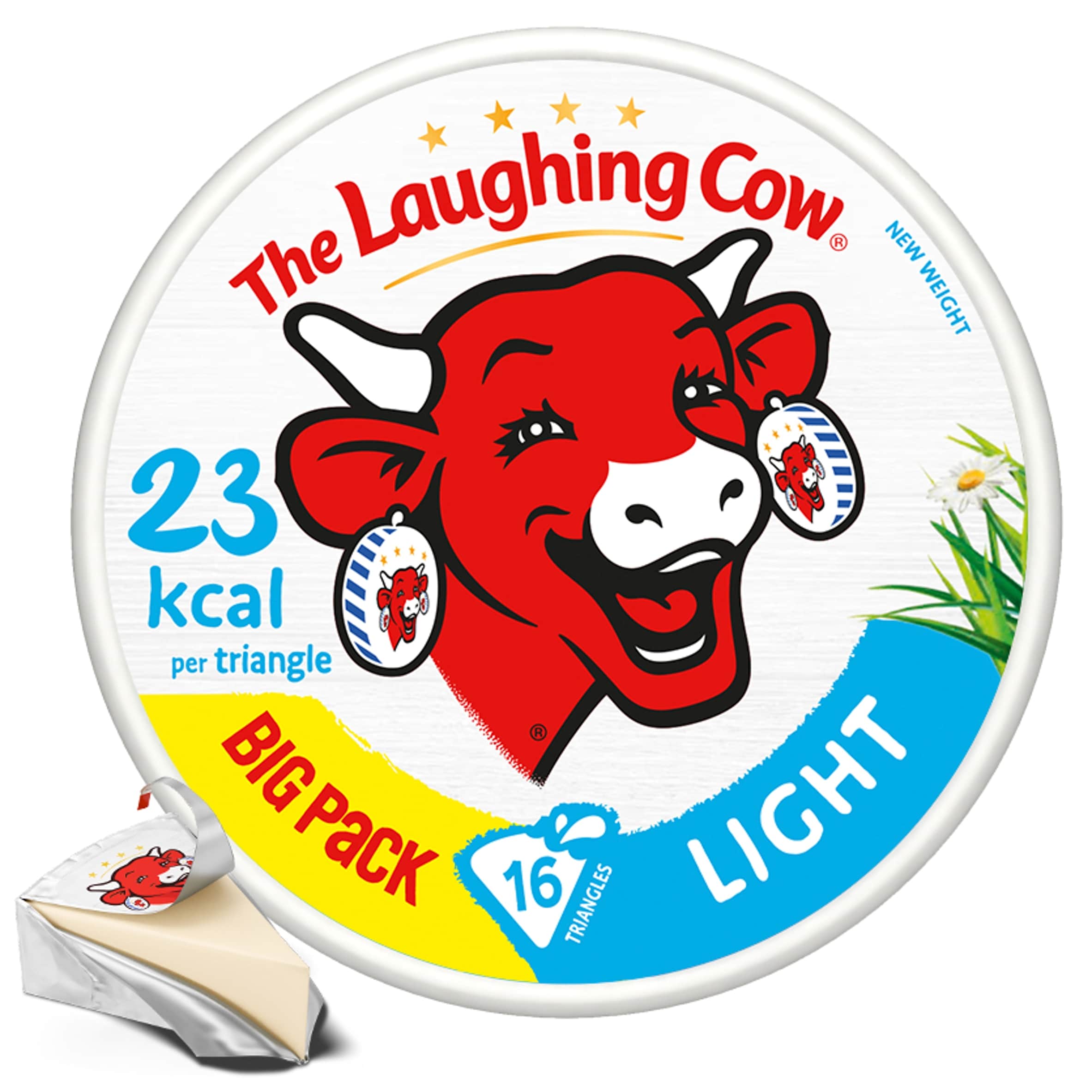 The Laughing Cow Light Cheese Spread Triangles x16 240g