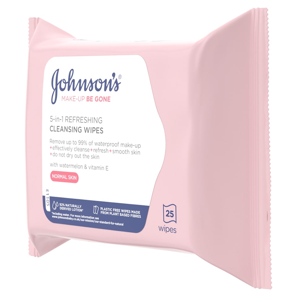 image 1 of Johnson's Face Care Refreshing Wipes 25