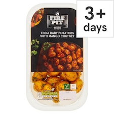 Tesco Fire Pit Tikka Baby Potatoes With Mango Chutney 500g