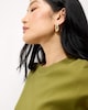 image 1 of F&F Cotton Rich Cropped T-Shirt in Olive