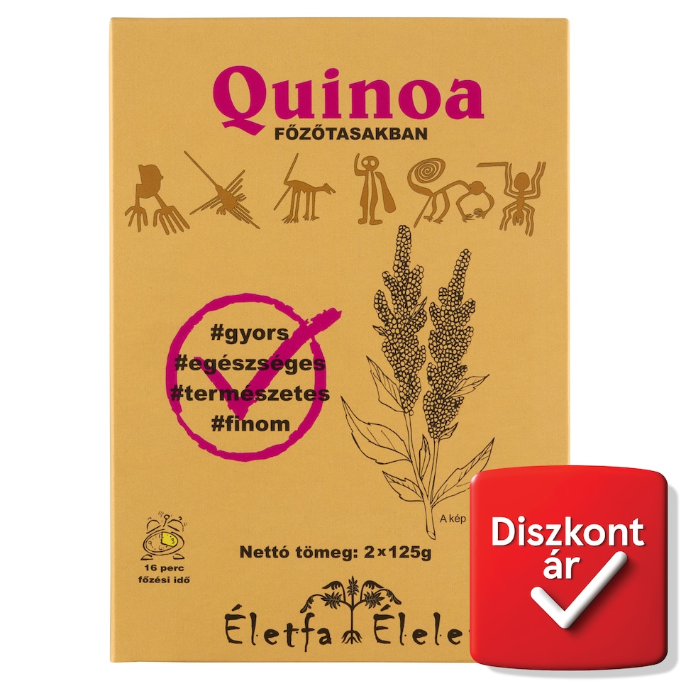 Életfa Élelem quinoa főzőtasakban 2 x 125 g