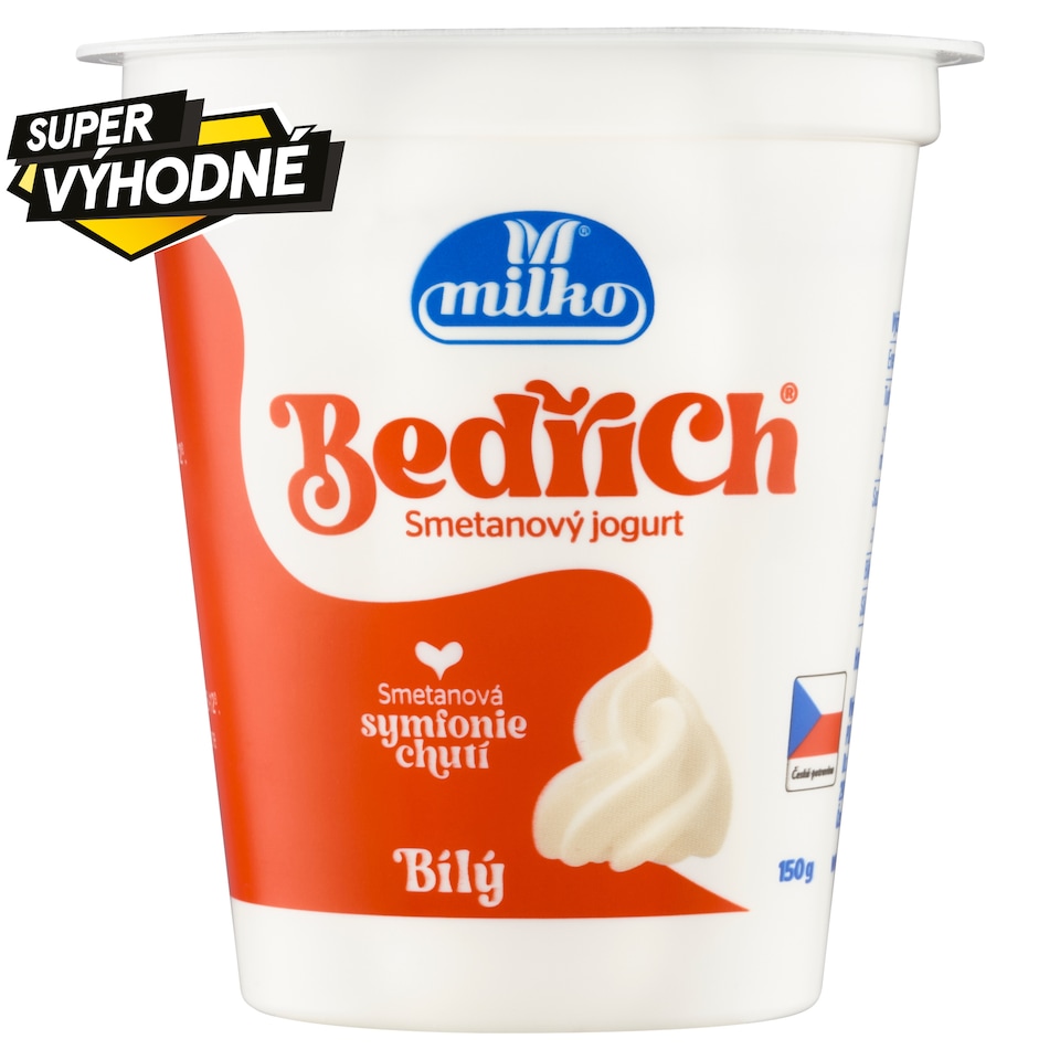 image 1 of Milko Bedřich Creamy White Yogurt 150g