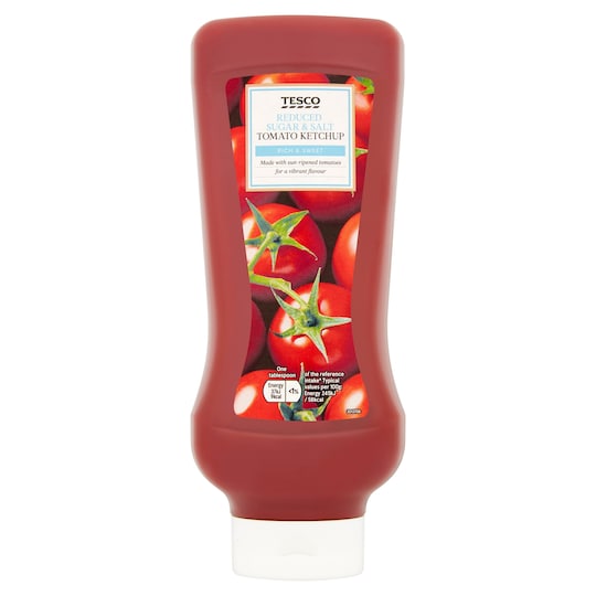 Tesco Tomato Ketchup Reduced Salt And Sugar 945G Tesco Groceries