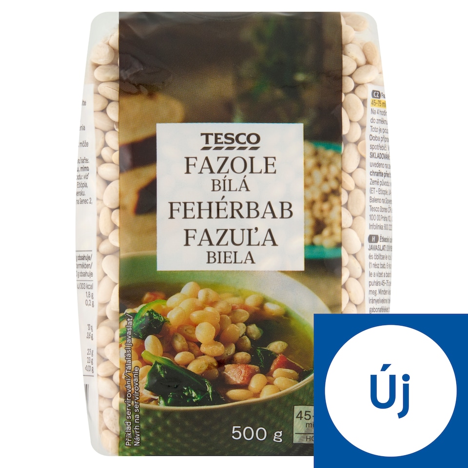Tesco fehérbab 500 g