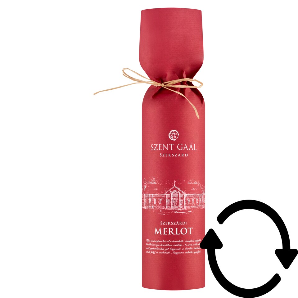 Szent Gaál Szekszárdi Merlot száraz vörösbor 12,5% 750 ml