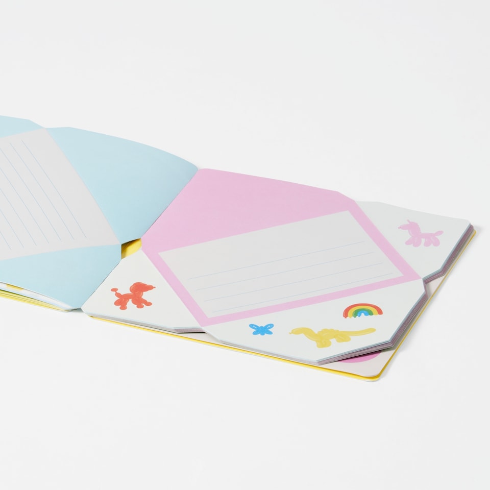 image 1 of Paperchase Balloon Zoo Fold & Send Letters