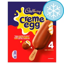 Cadbury Creme Egg Ice Cream Sticks 4x90ml