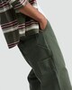 image 2 of F&F Pure Cotton Button Fastening Utility Trousers in Green