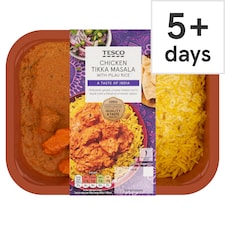 Tesco Chicken Tikka Masala With Pilau Rice 400g