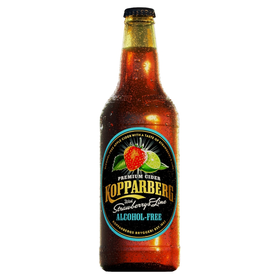 Kopparberg Strawberry & Lime Alcohol Free 500Ml