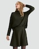 image 1 of F&F High Neck Seam Detail Co-ord Jumper in Olive