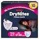 image 1 of Huggies DryNites Bedwetting Pyjama Nappy Pants Girls 4-7Yr x10