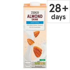 Tesco Longlife Almond Drink Sweetended 1Ltr