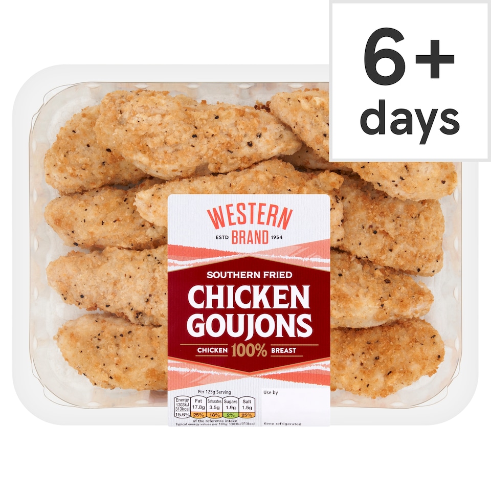 Western Brand Southern Fried Chicken Goujons 400g