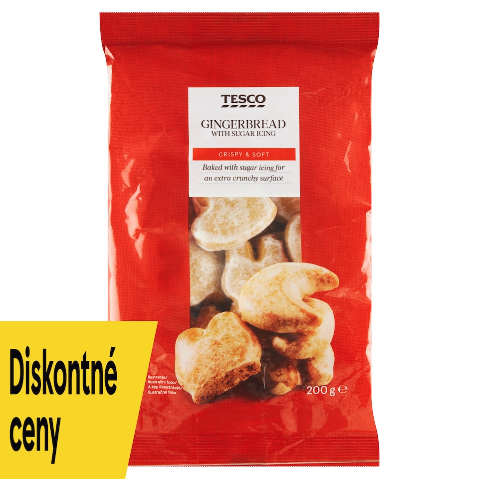 Tesco Perníky s cukrovou polevou 200 g