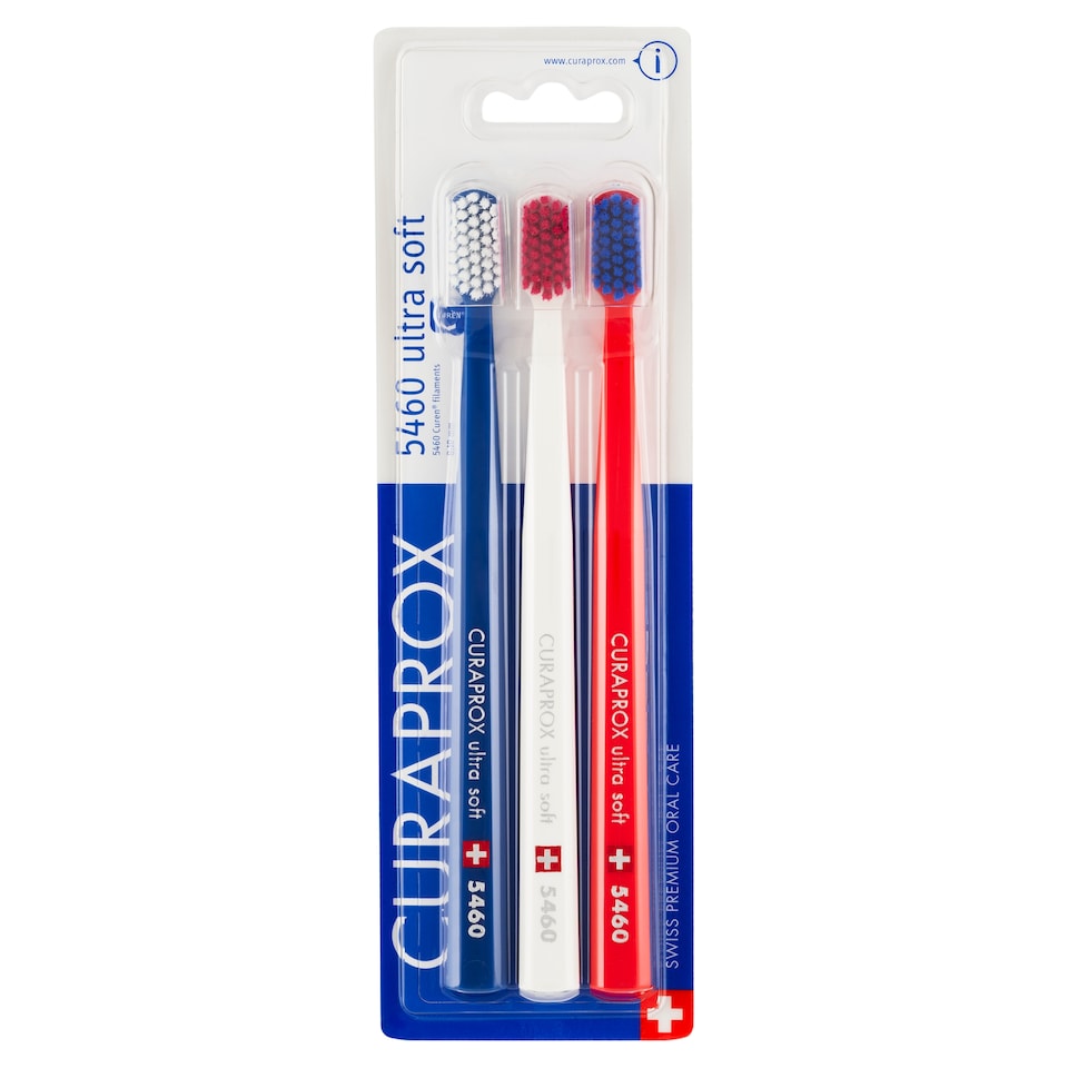 Obrázek 1 pro produkt Curaprox 5460 Ultra Soft zubní kartáček 3 ks