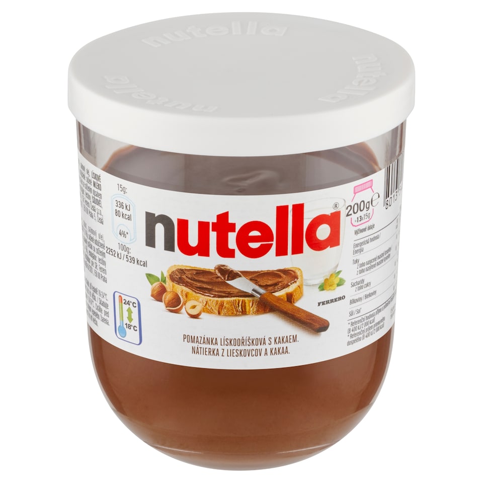 obrázok 1 z Nutella Nátierka z lieskovcov a kakaa 200 g