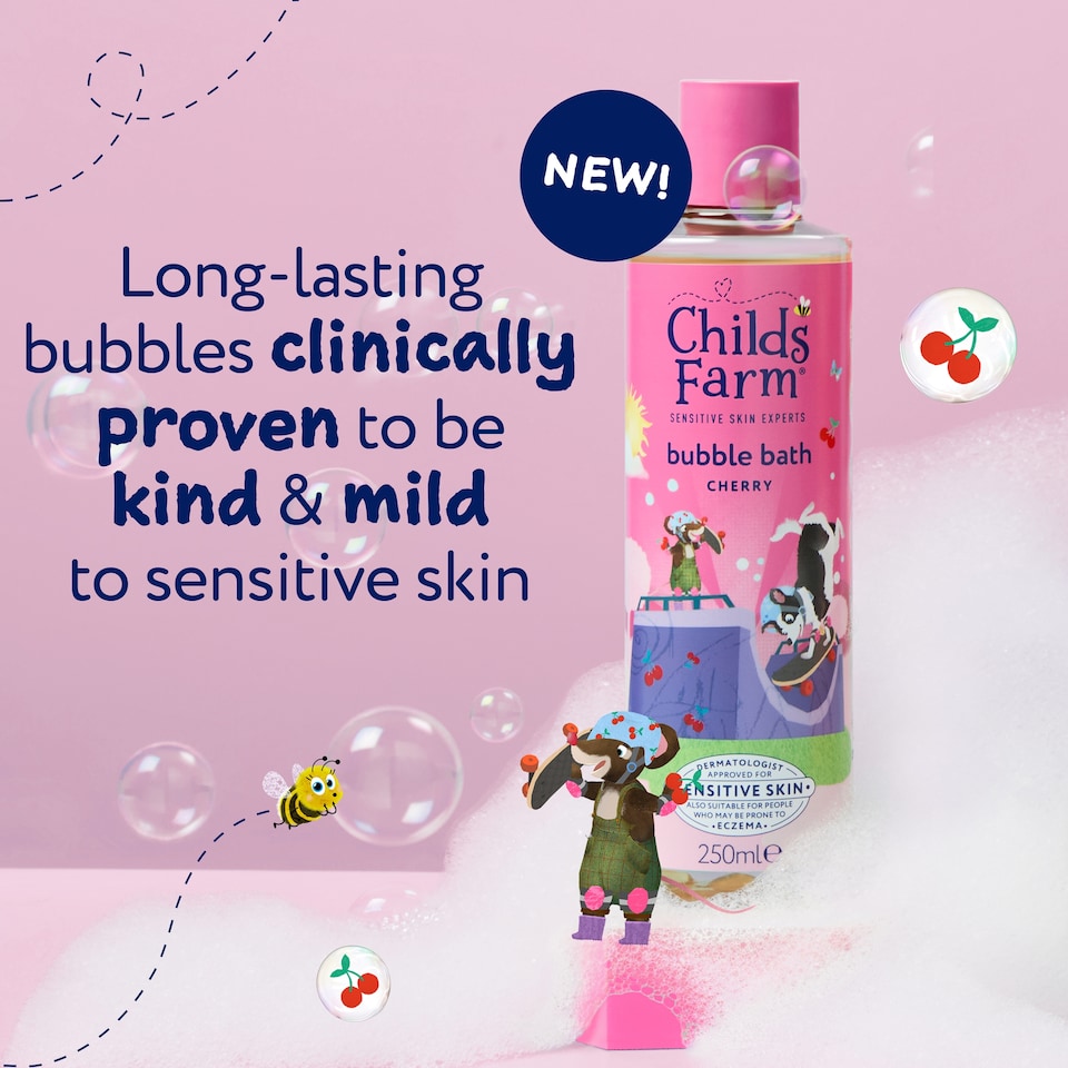 image 1 of Childs Farm Bubble Bath Cherry 250ml