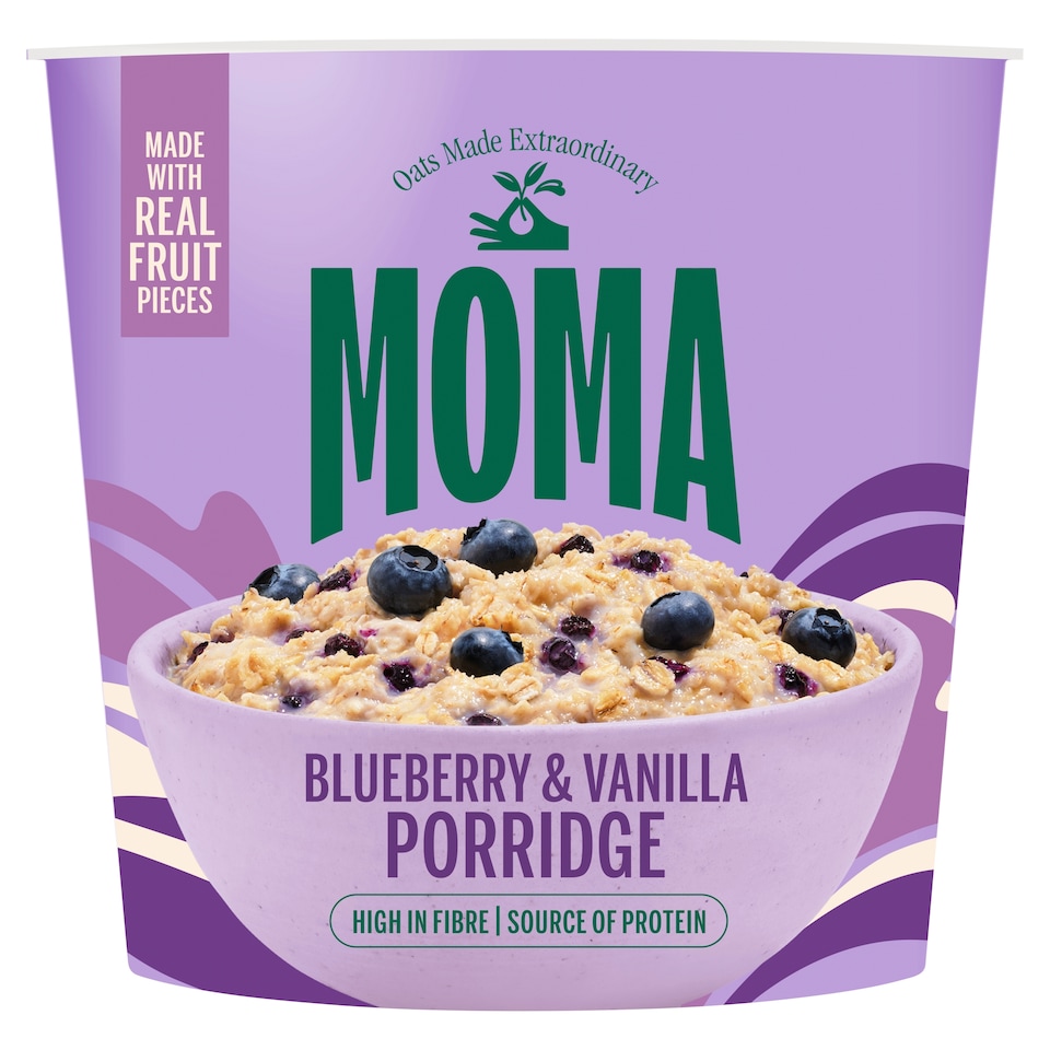 MOMA Blueberry & Vanilla Porridge Pot 65g