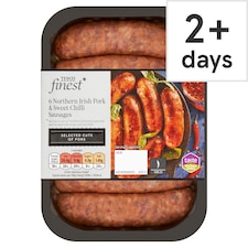 Ni Tesco Finest Pork & Sweet Chilli Sausages 400G