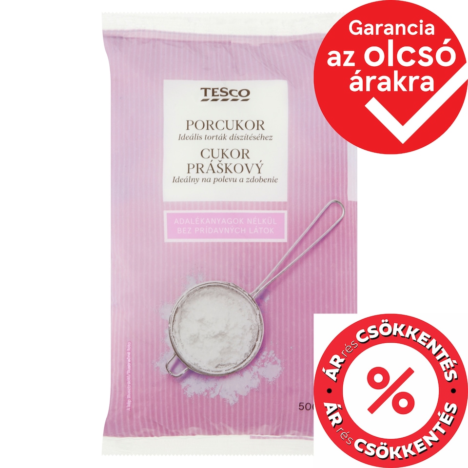 Tesco porcukor 500 g