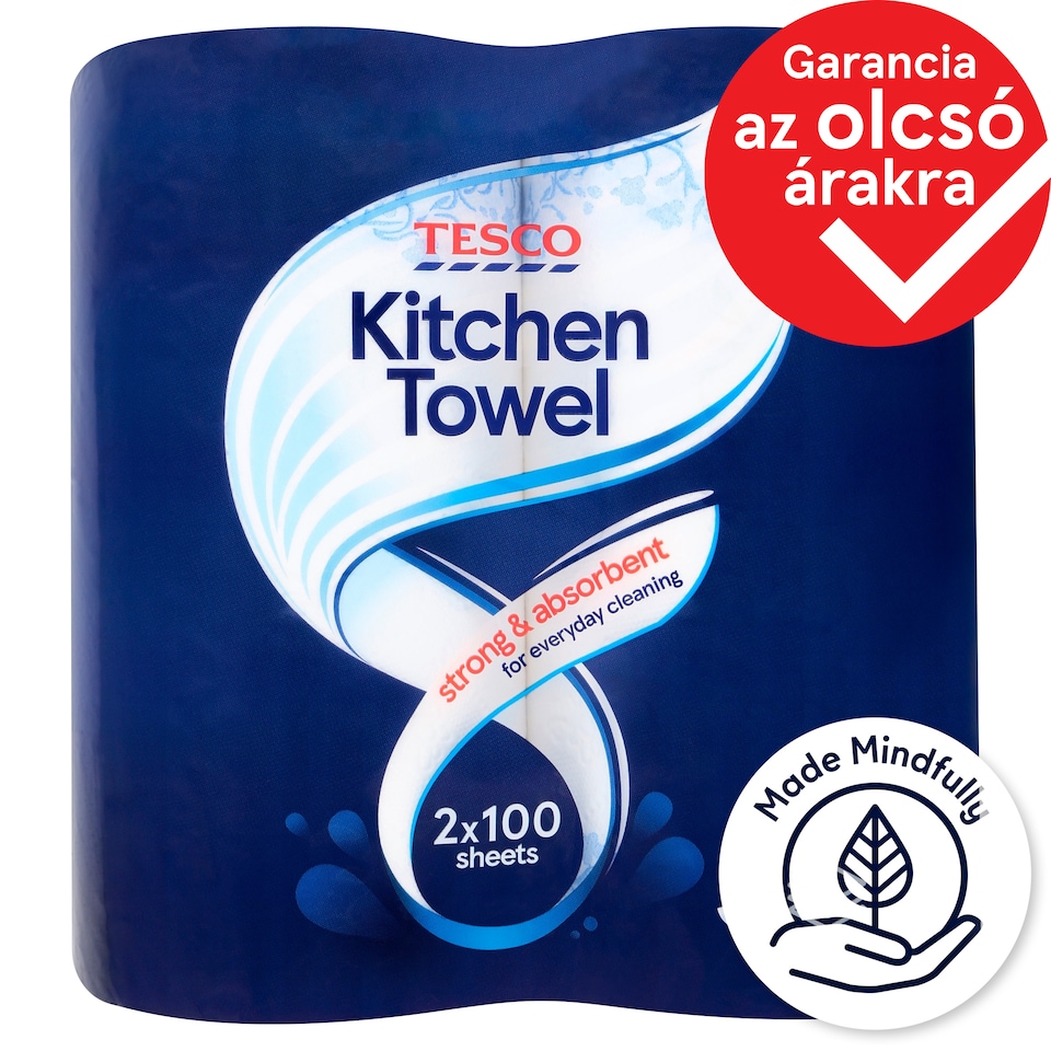 Tesco konyhai papírtörlő 3 rétegű 2 tekercs