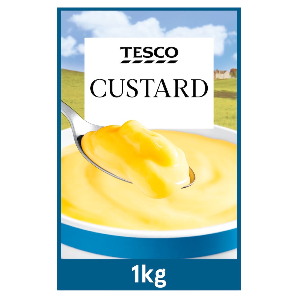 Tesco Ready To Serve Custard 1Kg