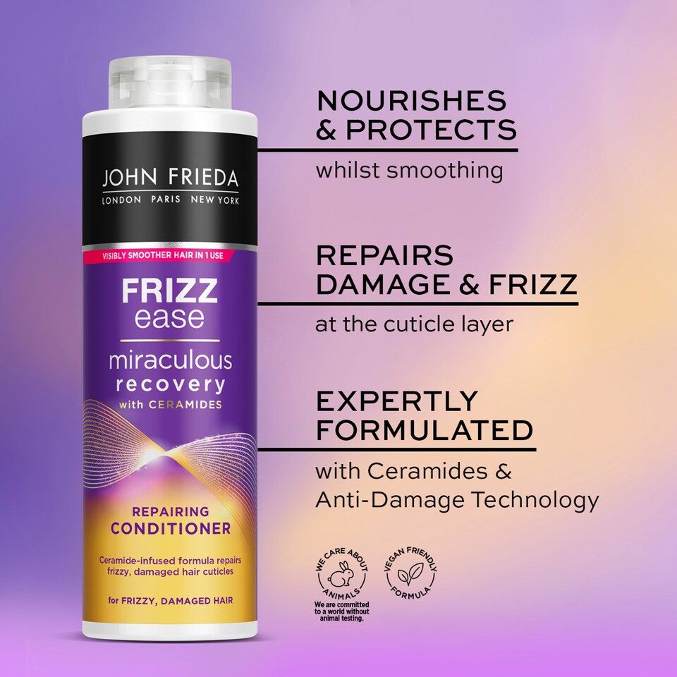 image 1 of John Frieda Frizz Ease Miracle Recovery Conditioner 500Ml