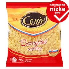 Cessi Bezvaječné cestoviny pšeničné, sušené kolienka 400 g