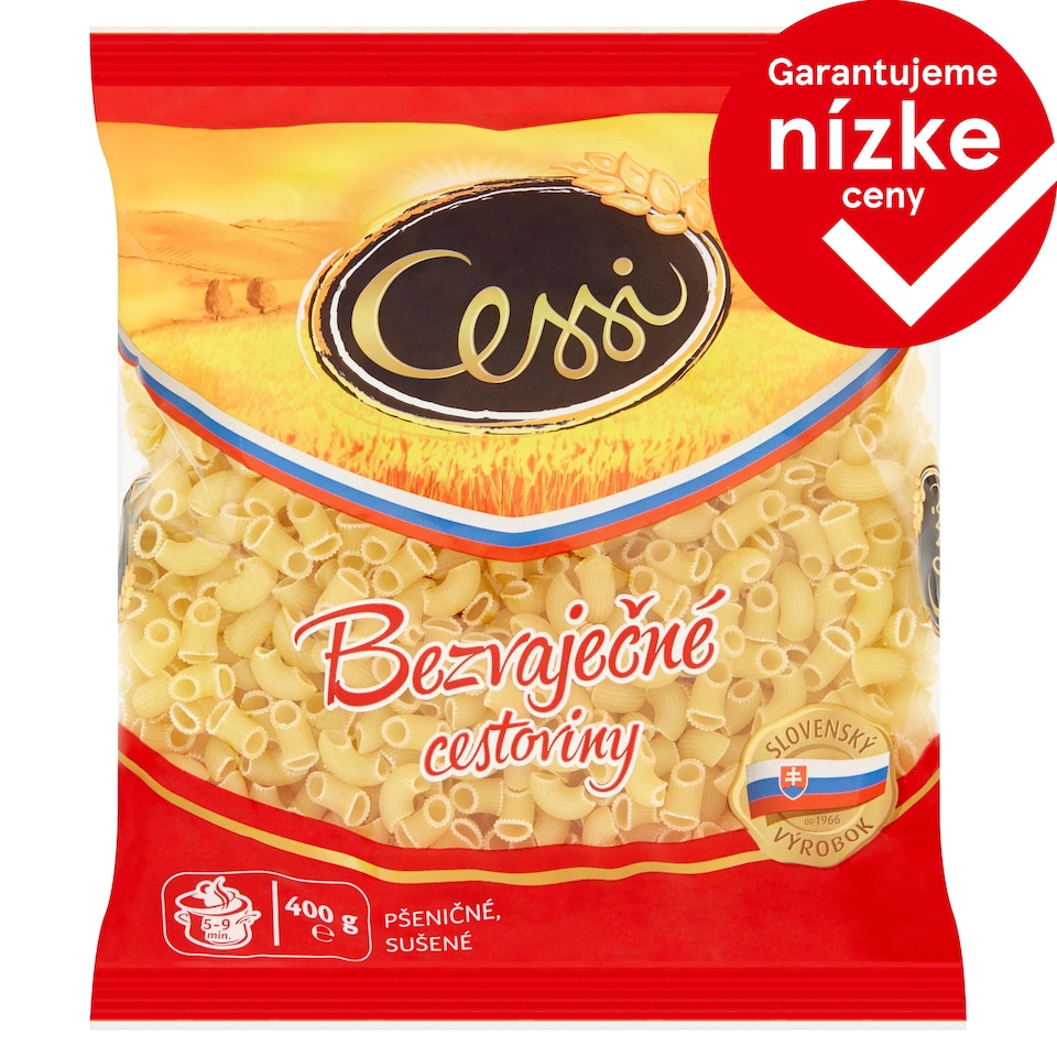 Cessi Egg-Free Pasta Wheat, Dried Elbows 400 g