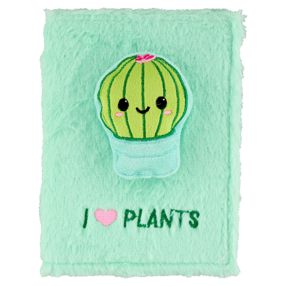 I Love Plants  Notebook with Velvet Cover 64 sheets