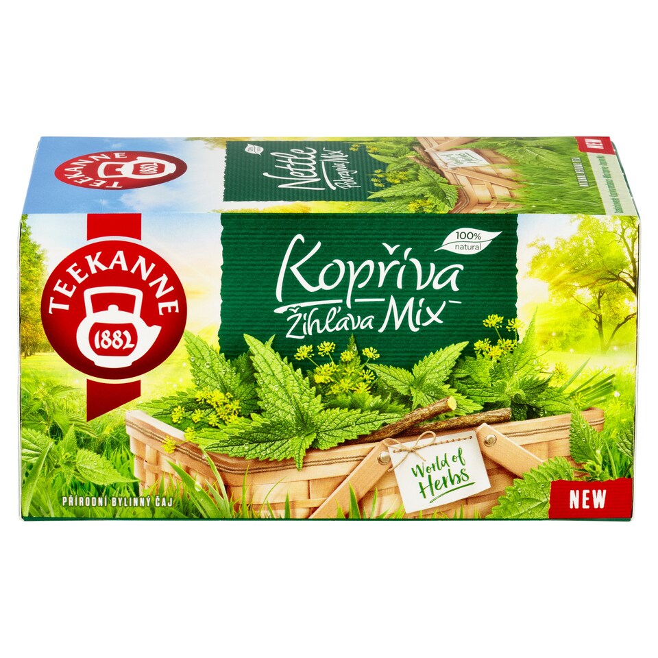 obrázok 1 z Teekanne World of Herbs Žihľava mix bylinný čaj 20 x 1,5 g (30 g)