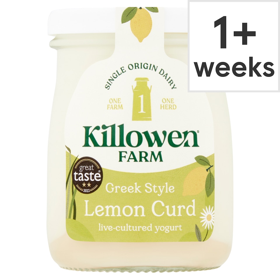 Killowen Farm Lemon Curd Creamy Handmade Yoghurt 140G