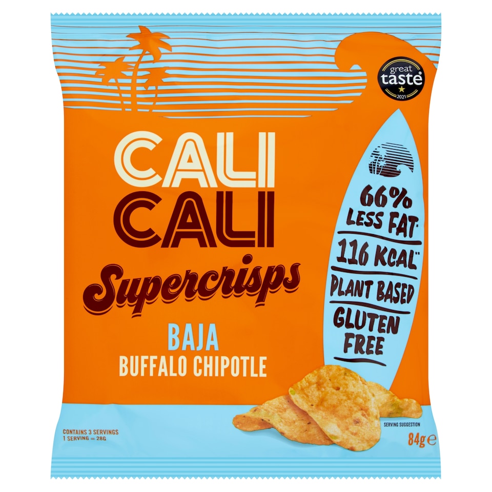 Cali Cali Baja Buffalo Chipotle Crisps 84G
