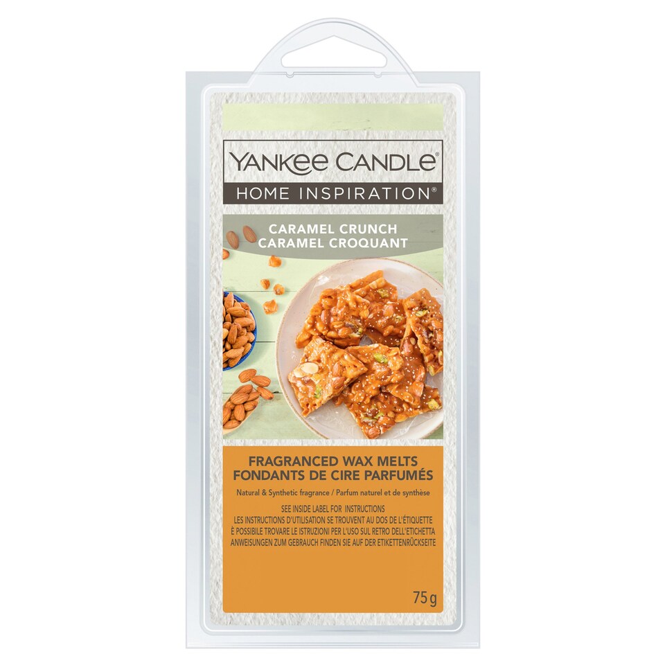 Yankee Caramel Crunch Wax Melts 75G Tesco Groceries