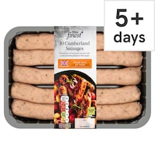 Tesco Finest British 10 Cumberland Sausages 667G
