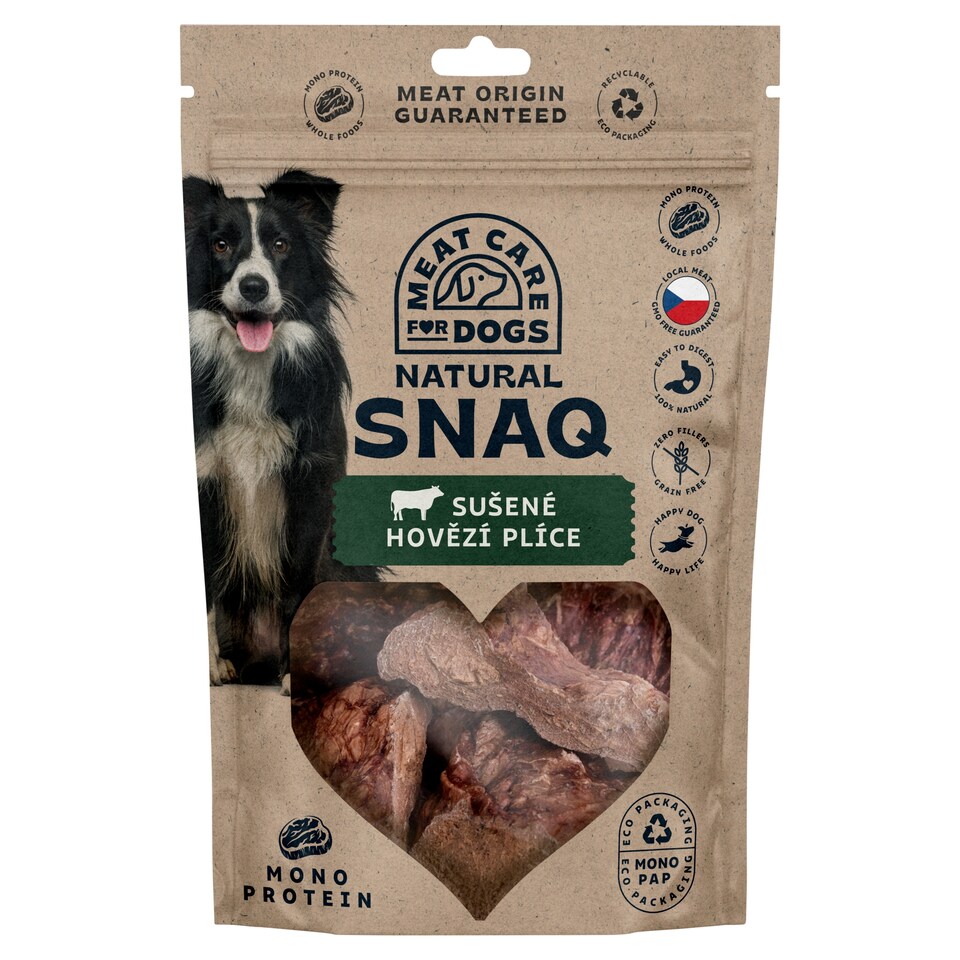 image 1 of Dog Snaq Dried Beef Lung 80g