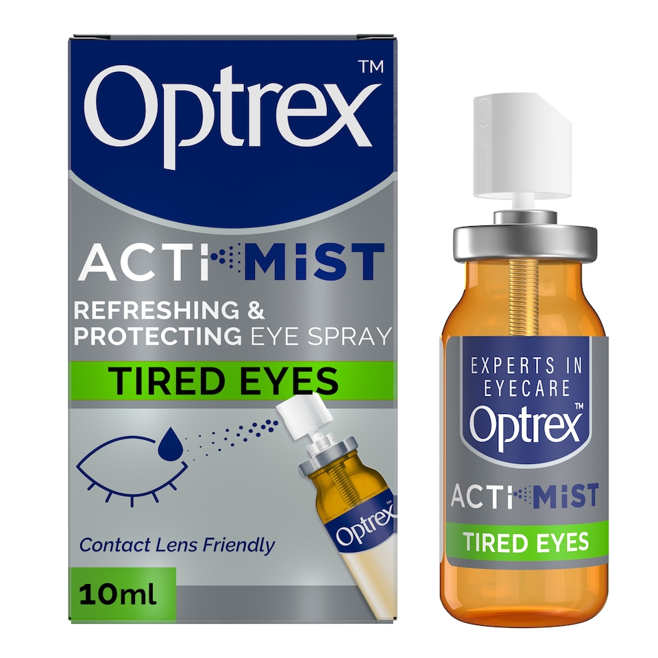 image 1 of Optrex ActiMist Double Action Spray Tired Strained Eyes 10ml