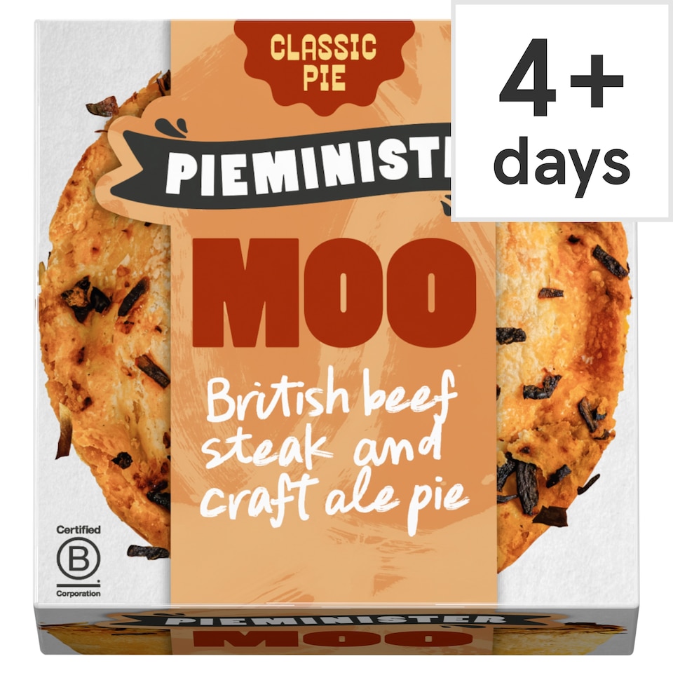 Pieminister Moo Pie with British Beef Steak & Ale 255G
