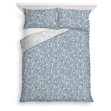 Tesco Humble Leaf Brushed Cotton Duvet Set Double