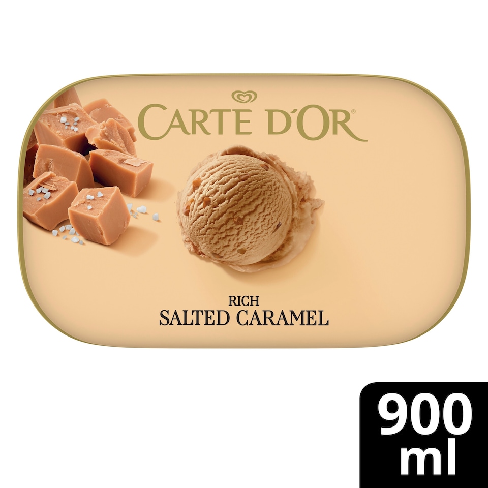 image 1 of Carte D'or Salted Caramel Ice Cream Tub 900ml