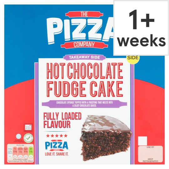 The Pizza Company Hot Chocolate Fudge Cake 375G Tesco Groceries