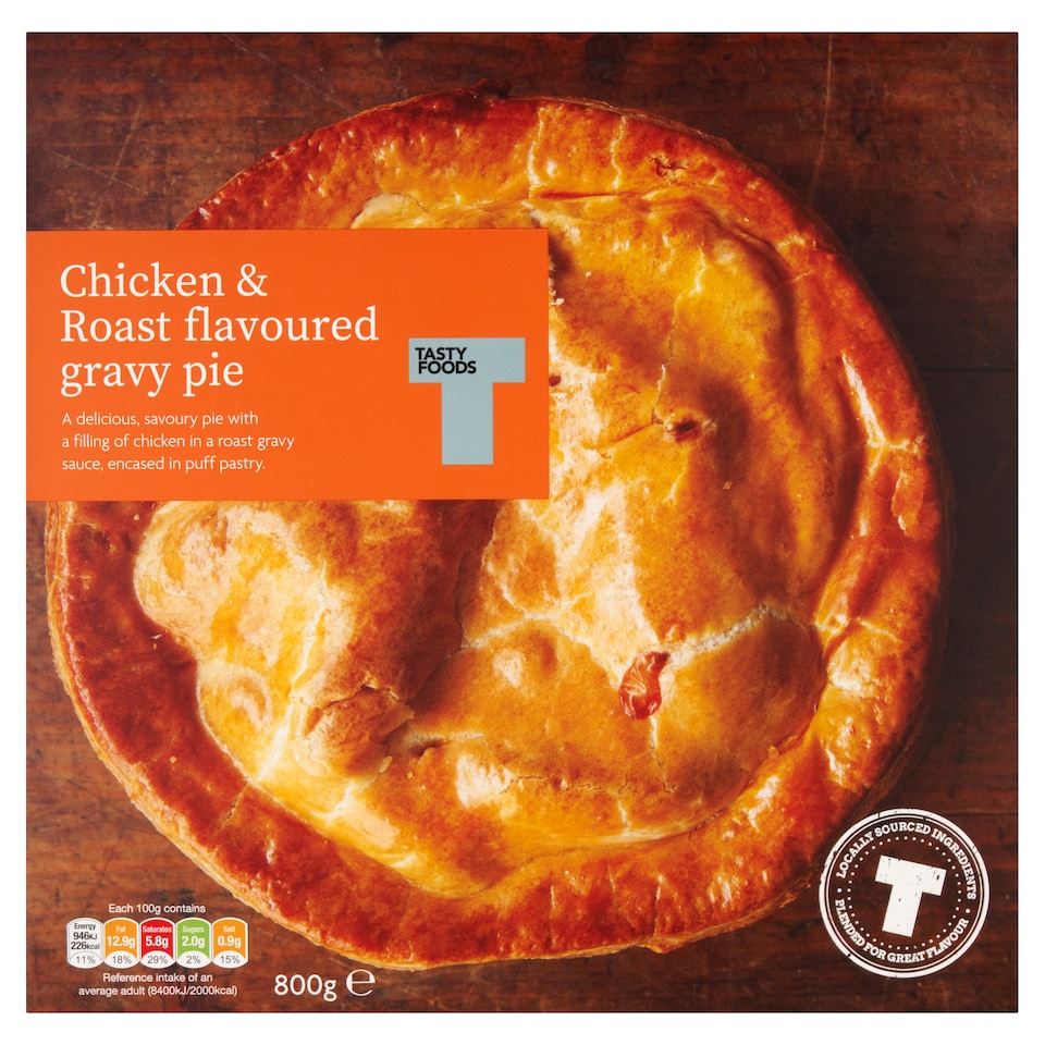 Tasty Foods Roast Chicken Pie 800G