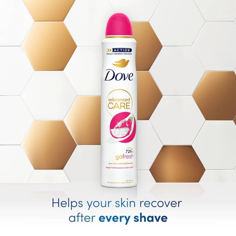 image 1 of Dove Advanced Care 72h Go Fresh Dragonfruit & Coconut Cream Anti-perspirant 200ml