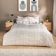 image 4 of  Silentnight Supersoft Check Duvet Set King 