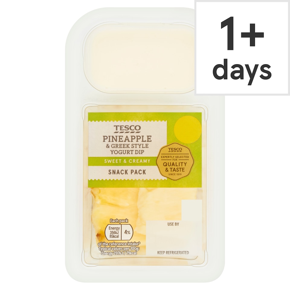 Tesco Pineapple & Greek Style Yogurt Dip 120g 